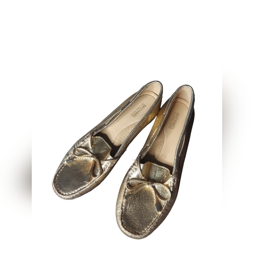 7‎ Michael Kors gold loafers - Picture 8 of 8